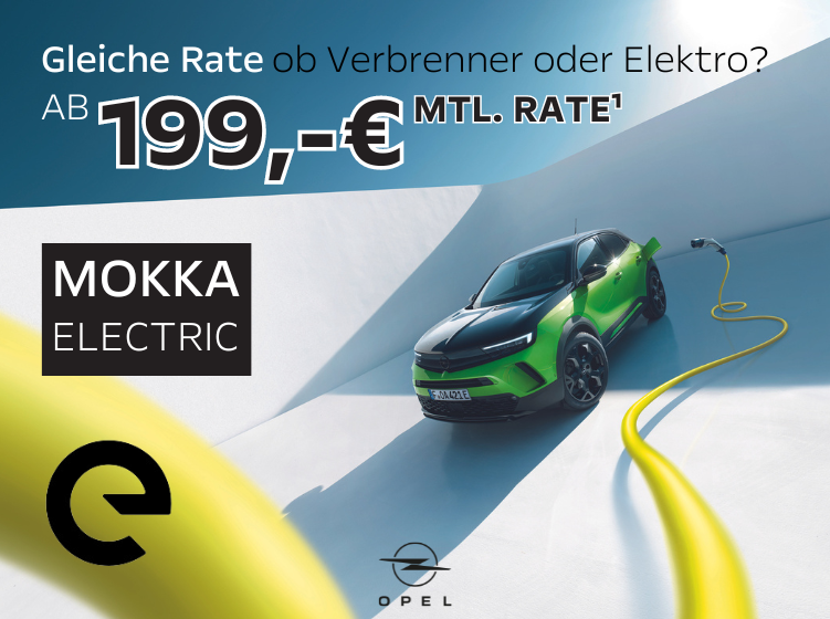 Leasingangebot Opel Mokka Electric