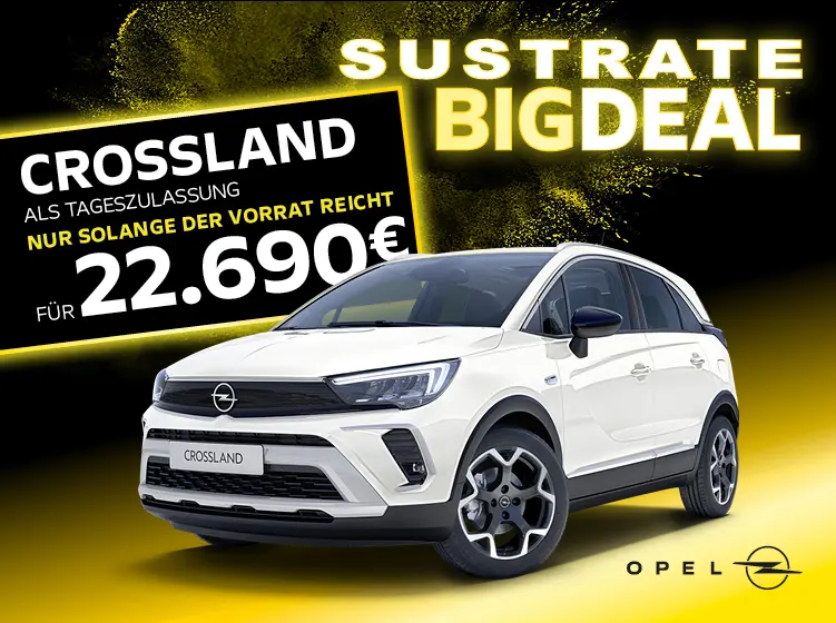 Barpreisangebot Black Week Opel Crossland