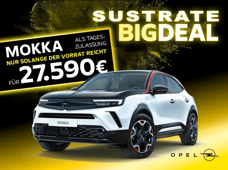 Barpreisangebot Black Week Opel Mokka