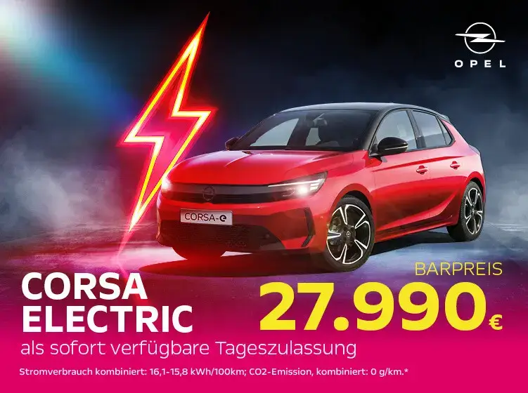 Opel Corsa Electric Barpreisangebot